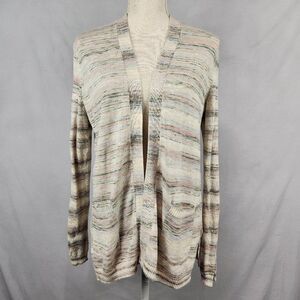 Maurices Womens Cardigan Sweater Size M Long Long Sleeve Multicolor Basic